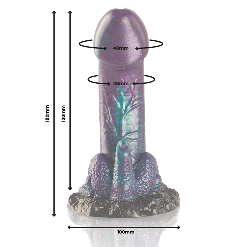 EPIC - BASILISK DILDO DOBLE PLACER ESCAMOSO