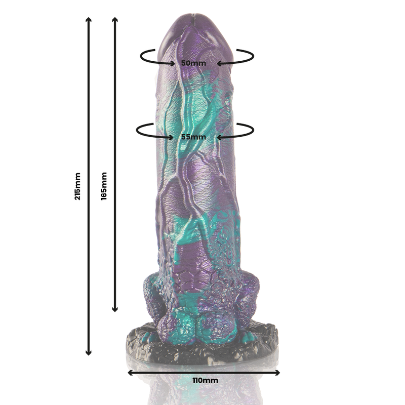 EPIC - BASILISK DILDO DOBLE PLACER ESCAMOSO