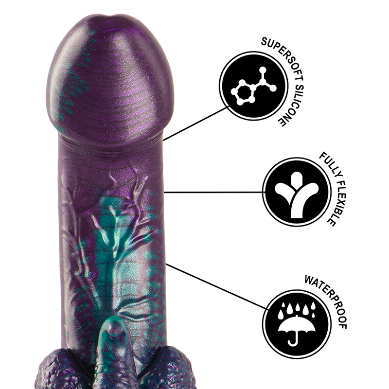 EPIC - BASILISK DILDO DOBLE PLACER ESCAMOSO