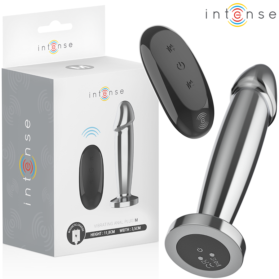 INTENSE - PLUG ANAL 10 VIBRACIONES (DILDO)