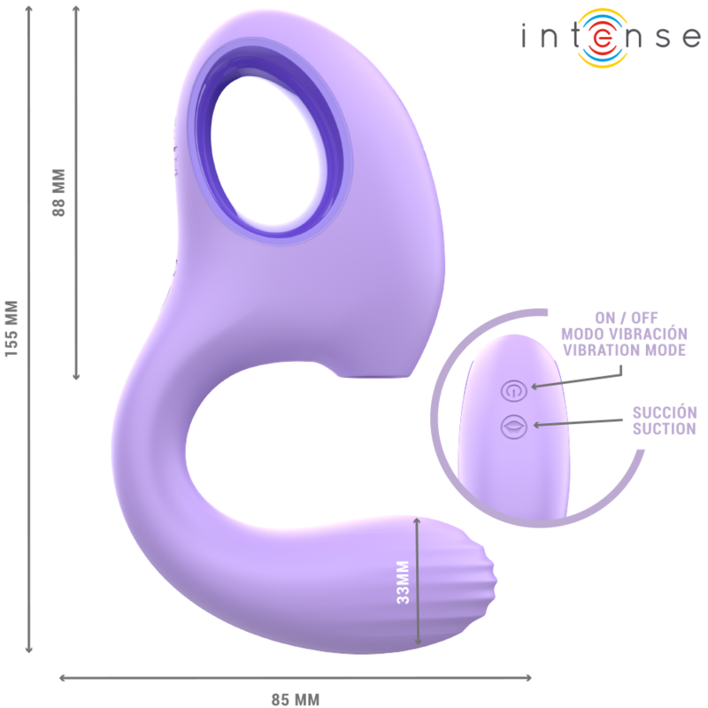 INTENSE - BAXTER VIBRADOR & ESTIMULADOR