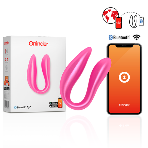 ONINDER LISBOA ESTIMULADOR PUNTO G & CLÍTORIS NEGRO - APP GRATUITA