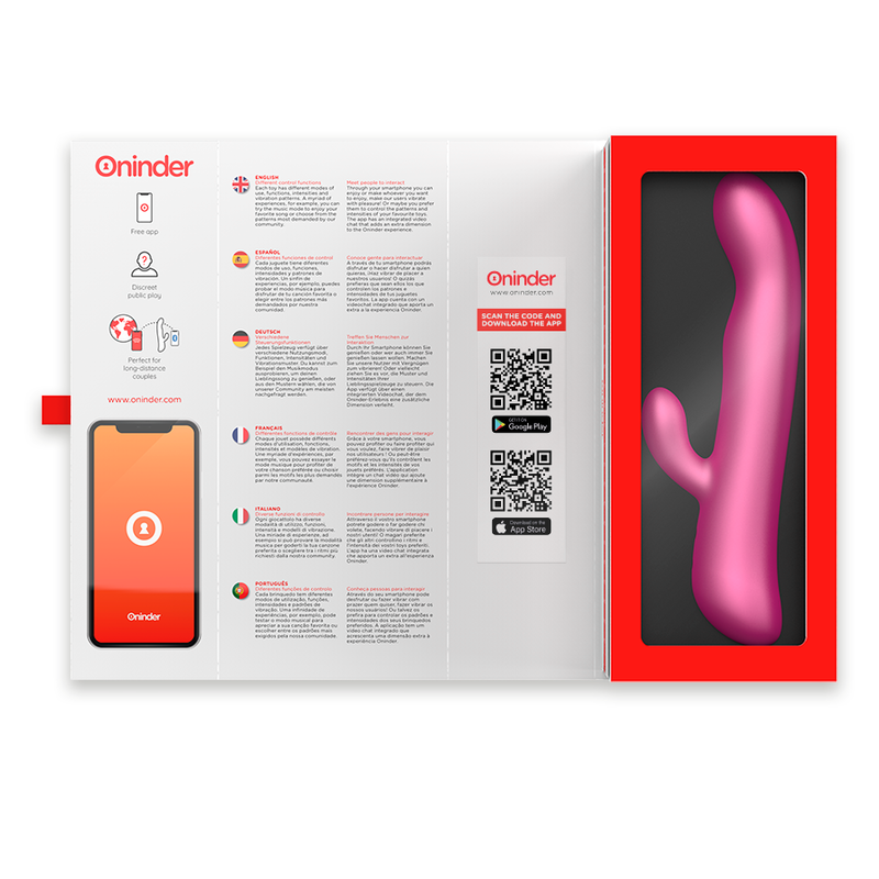 ONINDER - OSLO VIBRACIÓN Y ROTACIÓN CON APP