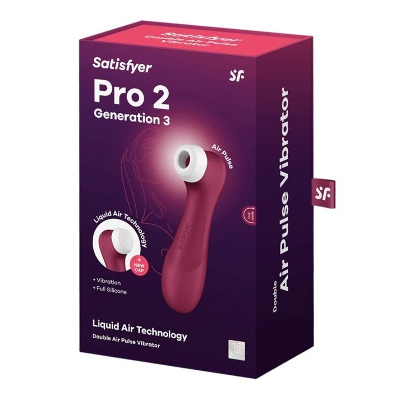 SATISFYER PRO 2 GENERACIÓN 3 LIQUID AIR TECHNOLOGY