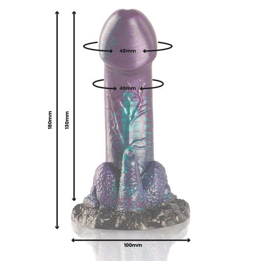 EPIC - BASILISK DILDO DOBLE PLACER ESCAMOSO