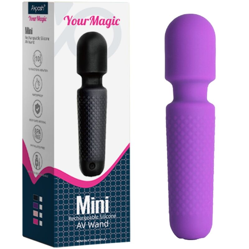 ARMONY - YOUR MAGIC MASAJEADOR & VIBRADOR RECARGABLE 10 VIBRACIONES SILICONA