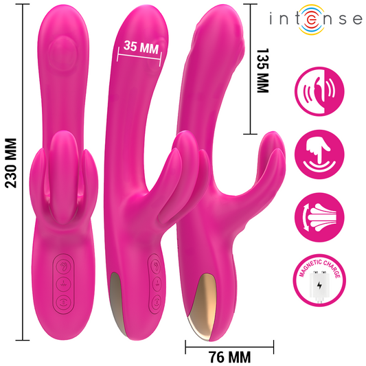 INTENSE - BRITNEY VIBRADOR MULTIFUNCIÓN RABBIT 23 CM