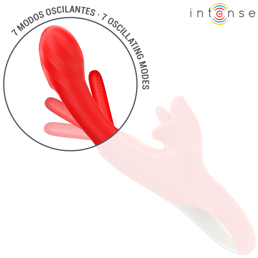 INTENSE - JESSICA VIBRADOR MULTIFUNCIÓN ESTIMULACIÓN CLÍTORIS 24.8 CM