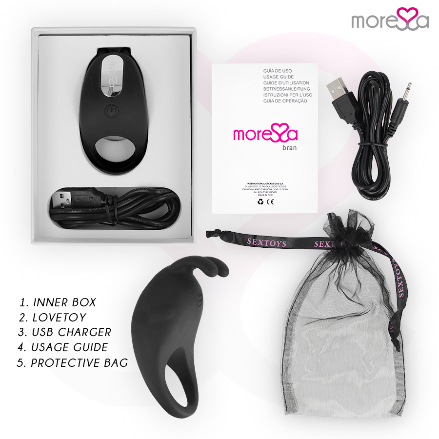MORESSA - BRAD PREMIUM SILICONE RECARGABLE