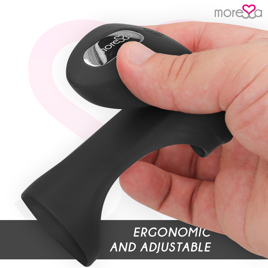 MORESSA - BRANDON POTENTE ANILLO VIBRADOR CON FUNDA DE ENGROSAMIENTO