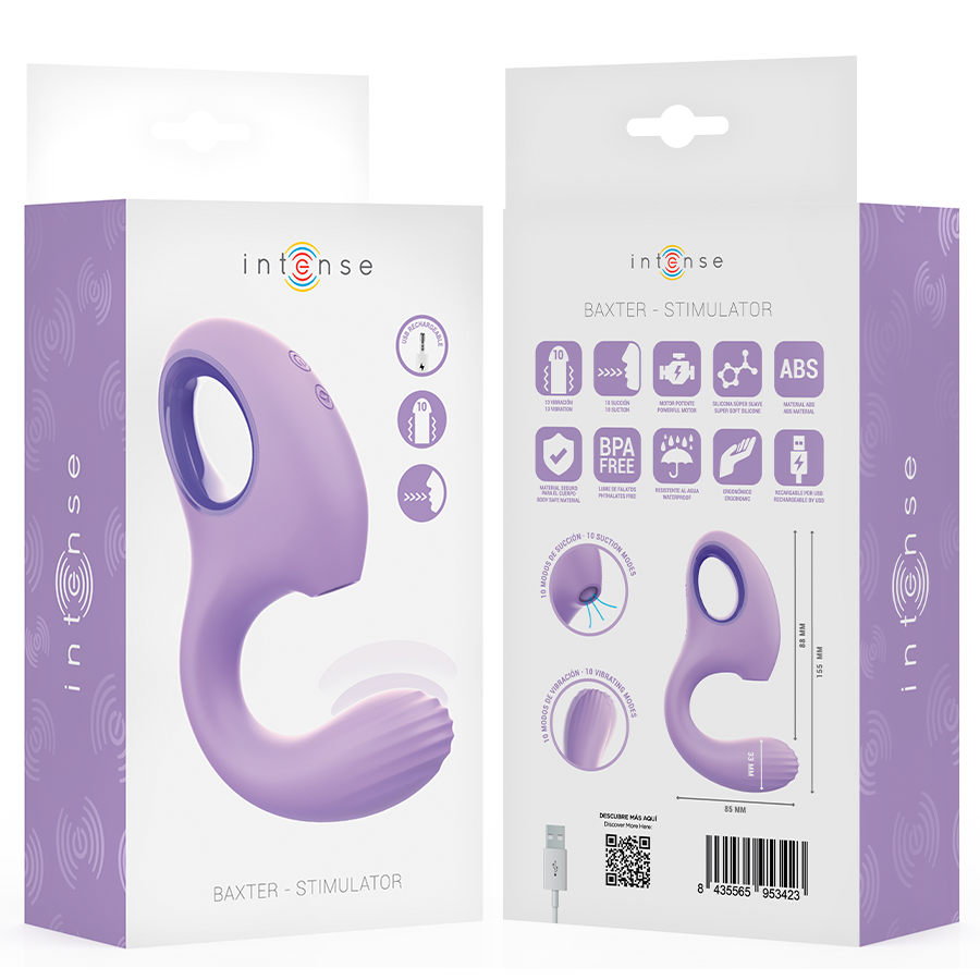 INTENSE - BAXTER VIBRADOR & ESTIMULADOR